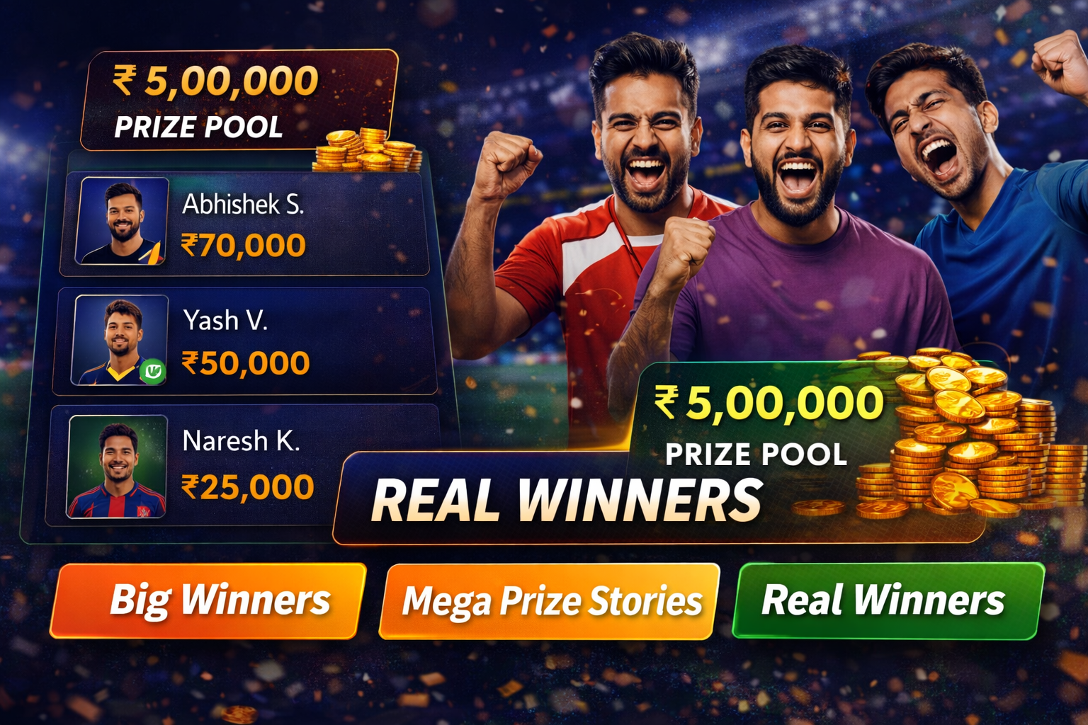 Come App Spot fantasy cricket result notes